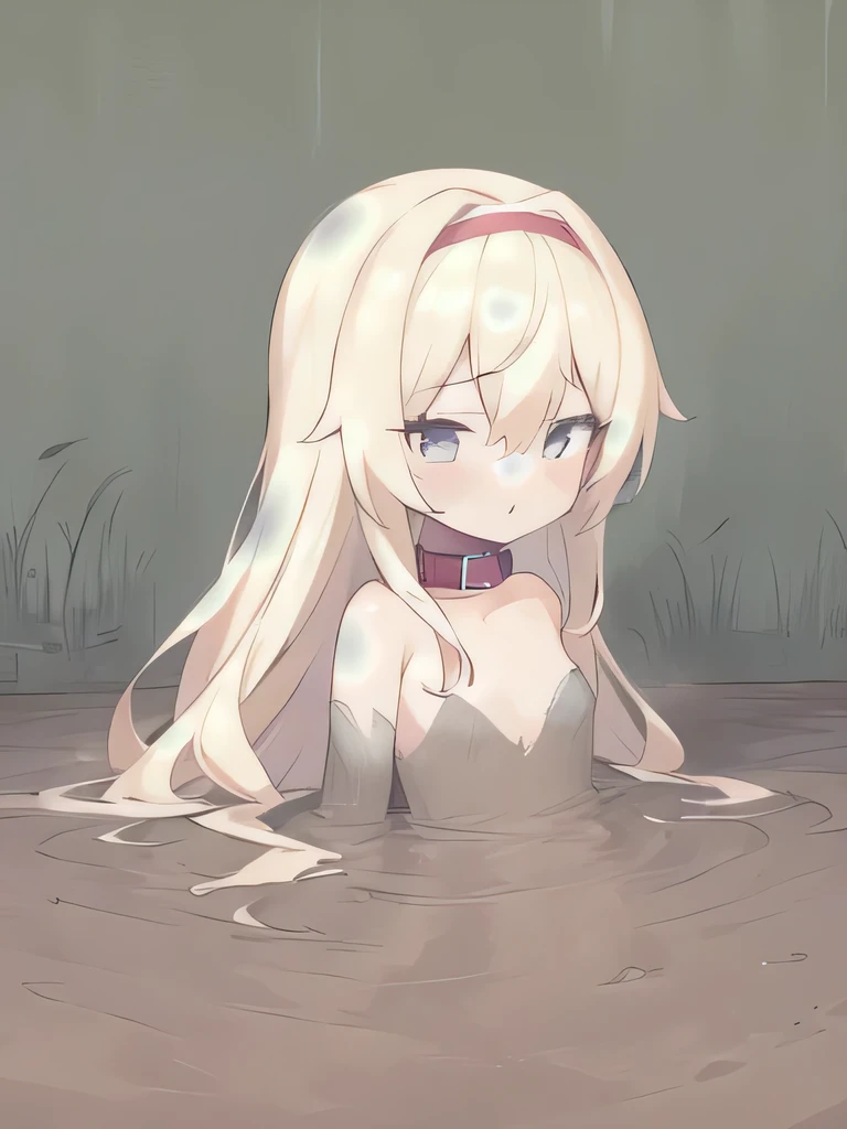 (Excellent)Full body, best quality, portrait, Maximum_body, 1 girl,  alone , Blonde hair, Long hair,  girl , change
, bare, collar, Flat body, show , show pussy, Hair between the eyes, Alice,  girl  drowning in quicksand \