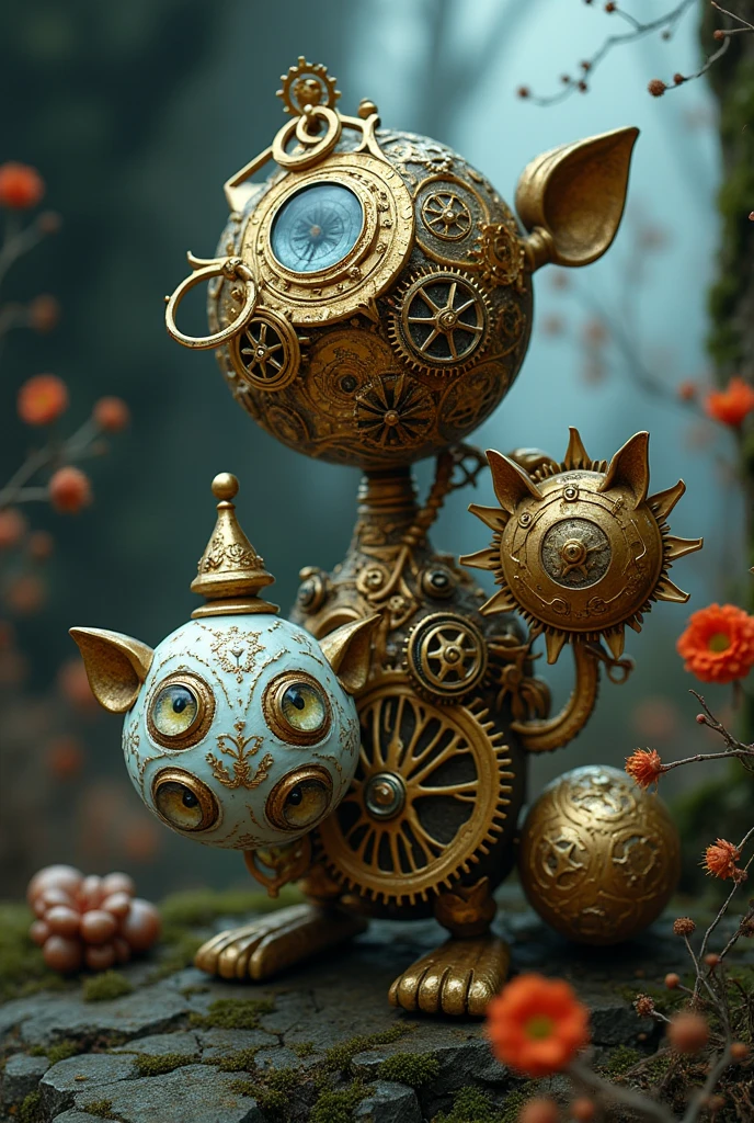 Escapements, unusual artistic ornaments