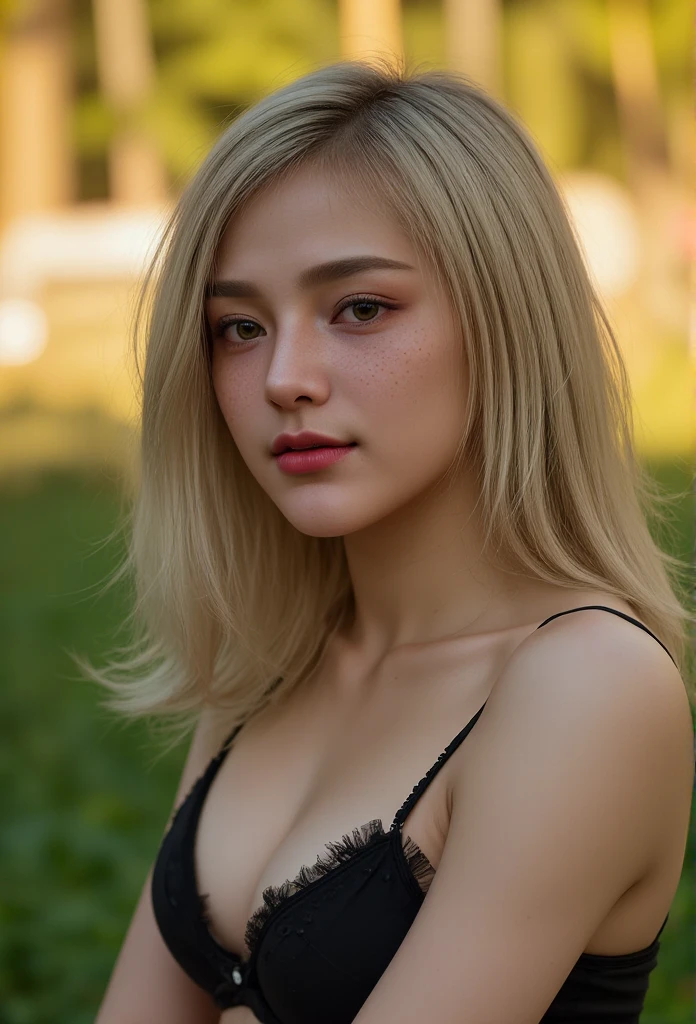 (8k, 4k, best quality, highres, ultra high res:1.1), (masterpiece, realistic, photo-realistic:1.1), 1girl, face, close-up, twintails, blonde hair,((big breast)), (big cuvy hips), (narrow waist ) (looking at viewer:2), sexy shoulders, blushing cheeks, nikon z9, 30mm lens, sharp focused face, f/4, iso 200, shutter 1/250, cinematic light, medium shot, raw ,intricately detailed, award winning photograph, high sharpness, facial symmetry, bokeh, ultra-detailed