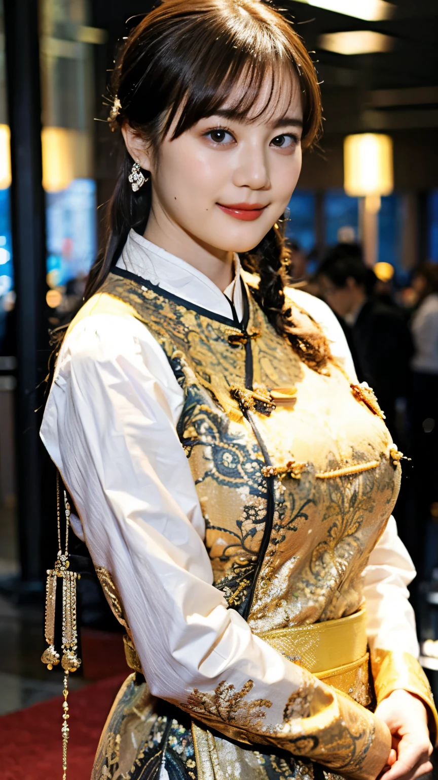 Big Breasts　Busty　 Chinese clothes