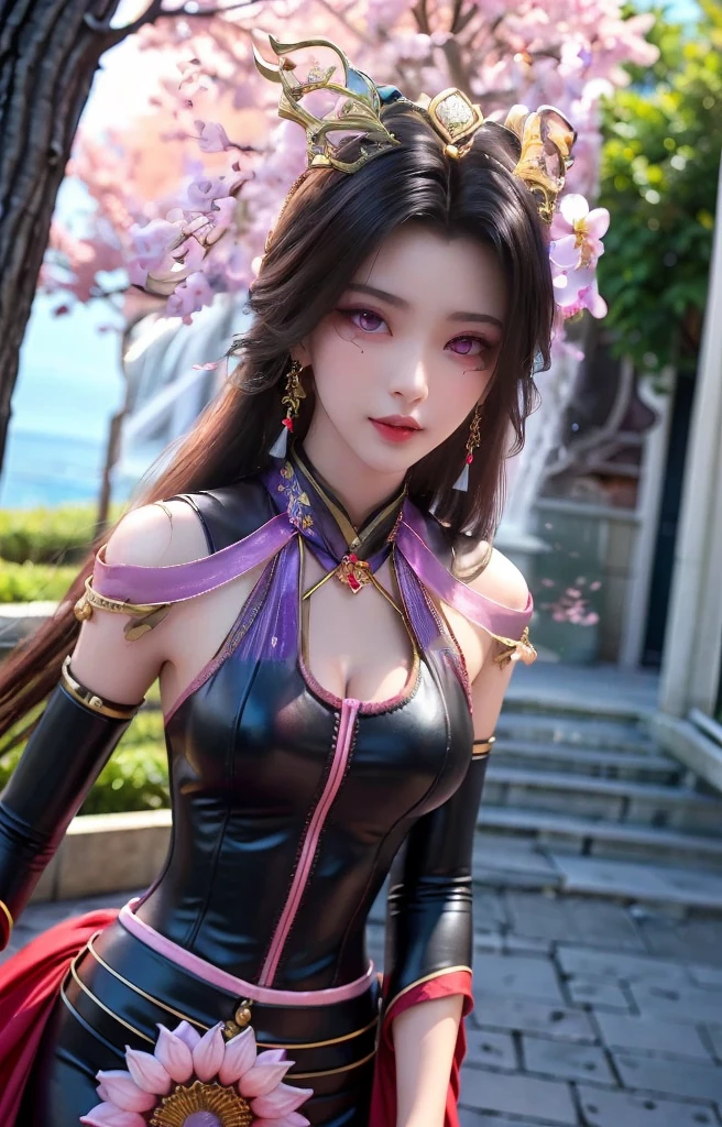 (masuter piece:1.3)、(8K、Photorealsitic、Raw photography、top-quality: 1.4)、(1girl in)、beautiful countenance、(Lifelike face)、(A dark-haired、short-hair:1.3)、Beautiful hairstyle、realisticeyes、Beautiful details、（real looking skin）、Beautiful skins、（Black shirt：1.6）、absurderes、enticing、超A high resolution、A hyper-realistic、high-detail、the golden ratio、Villain's smile