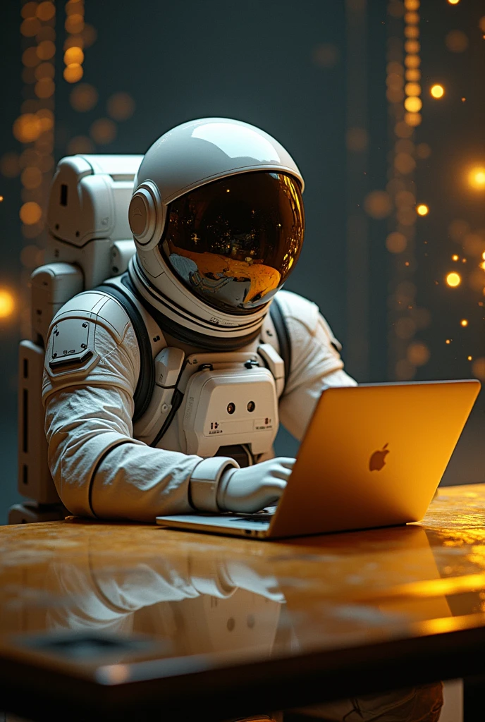ManyGaugesAI computador, detalhado, intrincado, astronauta