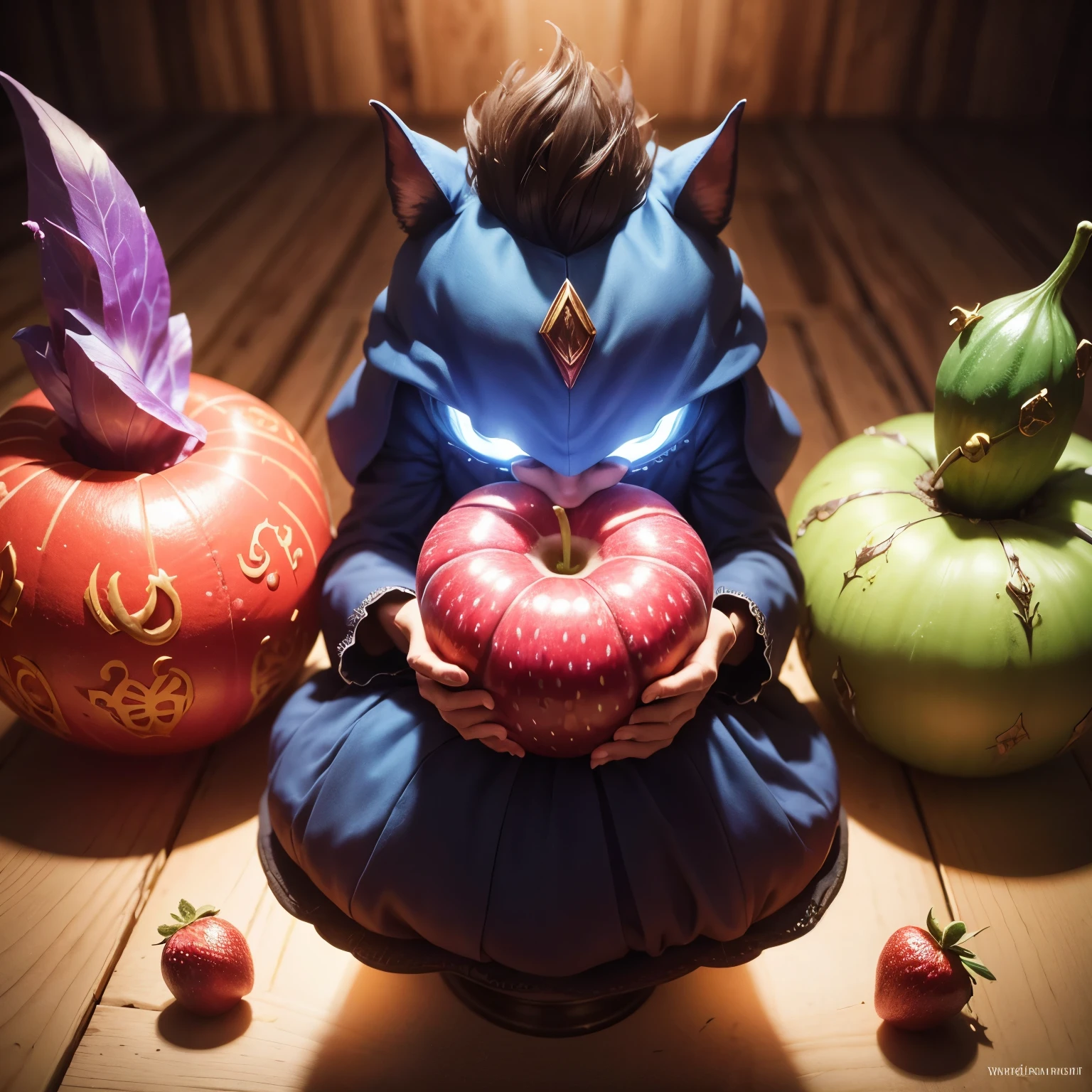 Magic fruits that give magical abilities to wizards who eat