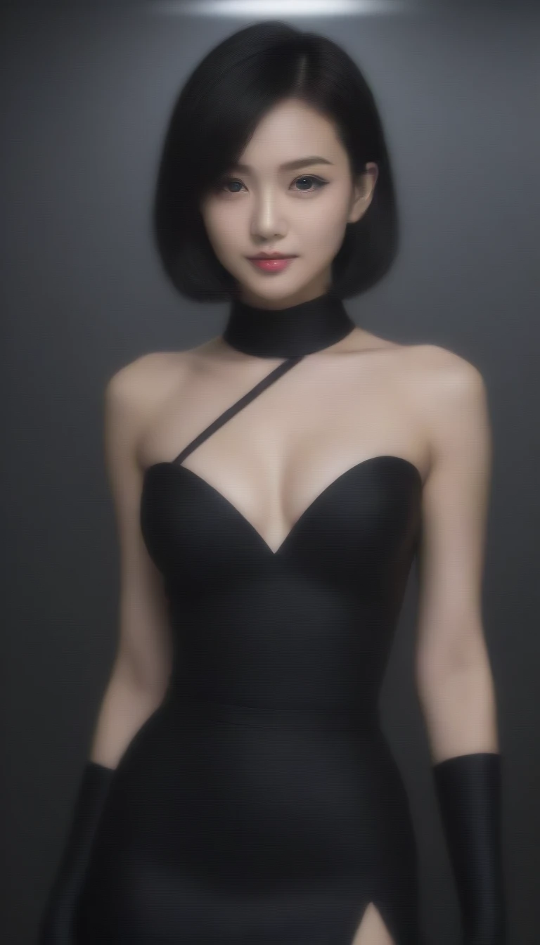 (8K)、(Top image quality:1.2)、(reallistic)、(Photorealsitic:1.37)、((Immaculate white background with nothing really、Immaculate white background with nothing really))、The ultra -The high-definition、1girll、190cm Supermodel、Colossal tits、cute little、A smile、a closed mouth、Beautiful details、Beautiful nose in every detail、full body Esbian、clean short hair with bangs、Colossal Dalsepho、pork meat、student clothes、thighs thighs thighs thighs、Hair that really flutters in the wind