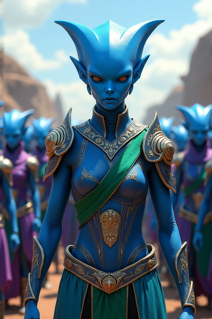 Avatar Queen Shuq Alien ,No human, full Body
