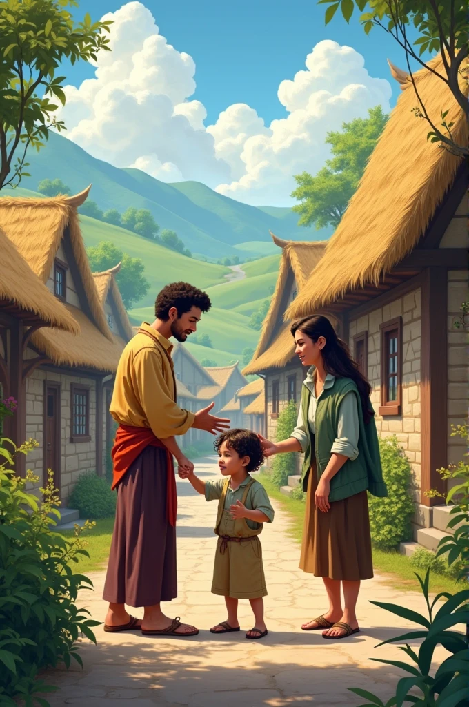 Emphasizes the humble life of Sam and his family.