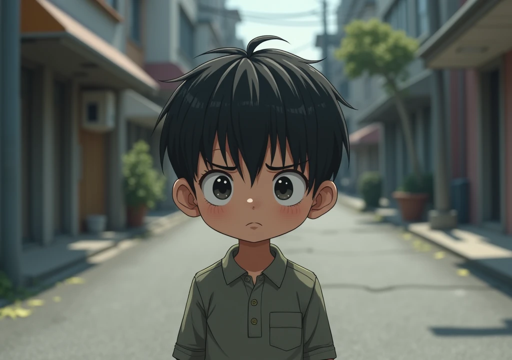 Son, Attach charms, At the door, And holding a charm in his hand