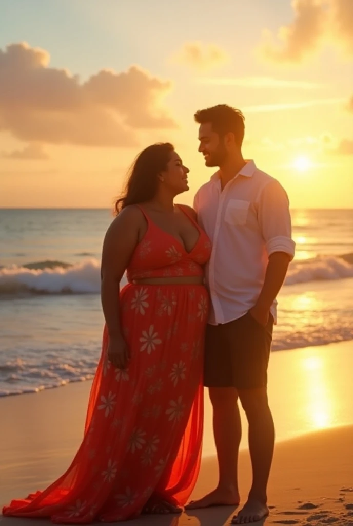 They're together on the beach and smiling at the camera, foto 35mm, Casal feliz, they are in love, Tiro em Leica SL2, retrato de casais, foto do casamento, tiro em 35mm, foto 1 5 mm, retrato de casal, Directed by: Judith Gutierrez, Directed by: Matt Cavotta, foto 85mm, Fotografado com uma lente Canon 35mm