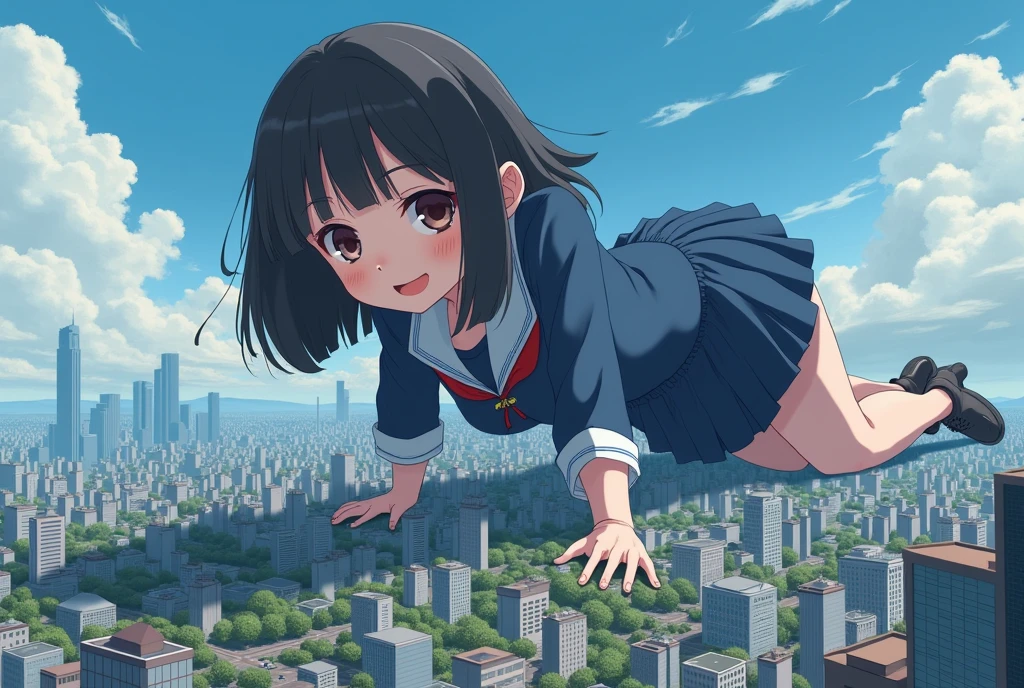 NSFW，{A giantess}，{1个Giant Girl}，{urinating}clouds， looking over city， mountain ranges， tmasterpiece, Best quality, The content is very detailed,tmasterpiece,Best quality,offcial art,extremely detaild的 CG unified 8k wallpapers，{{{A giantess}}}，Huge girl，1 girl，modern miniature city，pissing，No shoelackstockings}，squatt，face flushed，comfortable expressions，pissing，urine，Nourishes urine，urine squirting，Urine gives off steam，Modern miniature city squatting and peeing ，The city is full of urine, wxaliwonlan