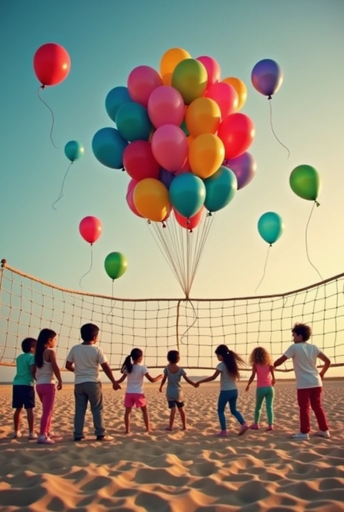 Pink balloons spelling out kalaya 