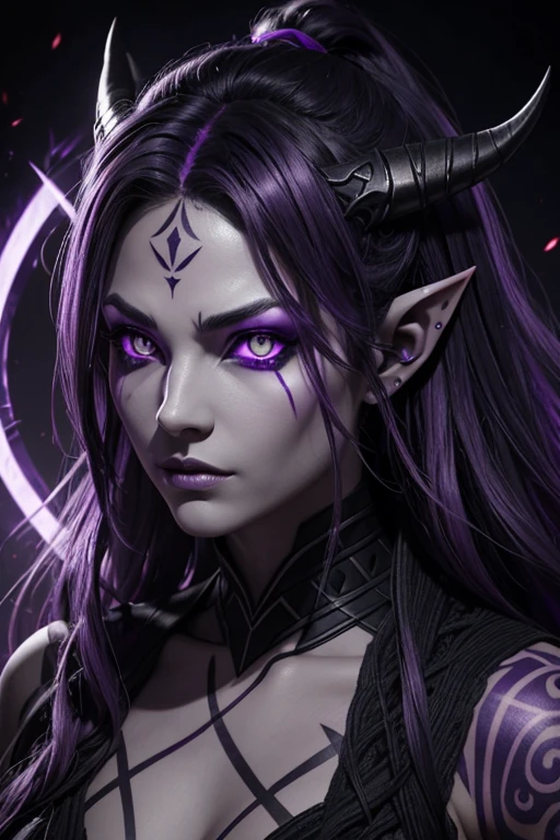(blazing purple flames), (pitch black, shadowy figure), (intense gaze), (mysterious aura), (sinister presence), (enigmatic beauty),(flowing dark hair), (fierce expression), (ethereal atmosphere),(magnetic presence), (subtle hint of danger), (dramatic lighting), (intricate details on her face), (translucent skin), (glowing tattoos),(mystical energy surrounding her), (smokey tendrils), busty, (black satin panties), (see-through), (silver jewelry), (shimmering amethyst necklace),(ominous background), (faint whispers in the air), (eerie silence), (submerged in darkness),(unseen powers), (casting spells), (controlling shadows), (magical prowess), (supernatural abilities), (spellbinding beauty),(intense and captivating), (powerful aura), (mythical enchantress), (bewitching presence), (captivating the viewer), (hauntingly beautiful),(contrast of light and darkness), (mystical elements), (ethereal glow), (purple hued world), (hypnotic and surreal),(masterpiece:1.2), (ultra-detailed),(realistic,photorealistic,photo-realistic:1.37)