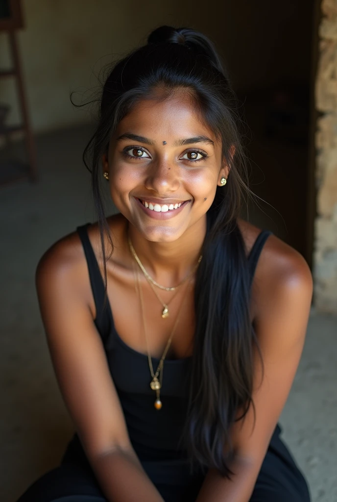 (smiling coyly), ( midday:1.3), (full body female:1.3), wide angle fish eye lens, (nude naked NSFW:1.3), cinematic still of a barkeep in Nagpur in the summer, a piercing blue Mad . 35mm photograph, film, bokeh, professional, 4k, highly detailed, photorealistic film, Teasing risqu mysterious smirk sensuous sexy erotic alone alone +