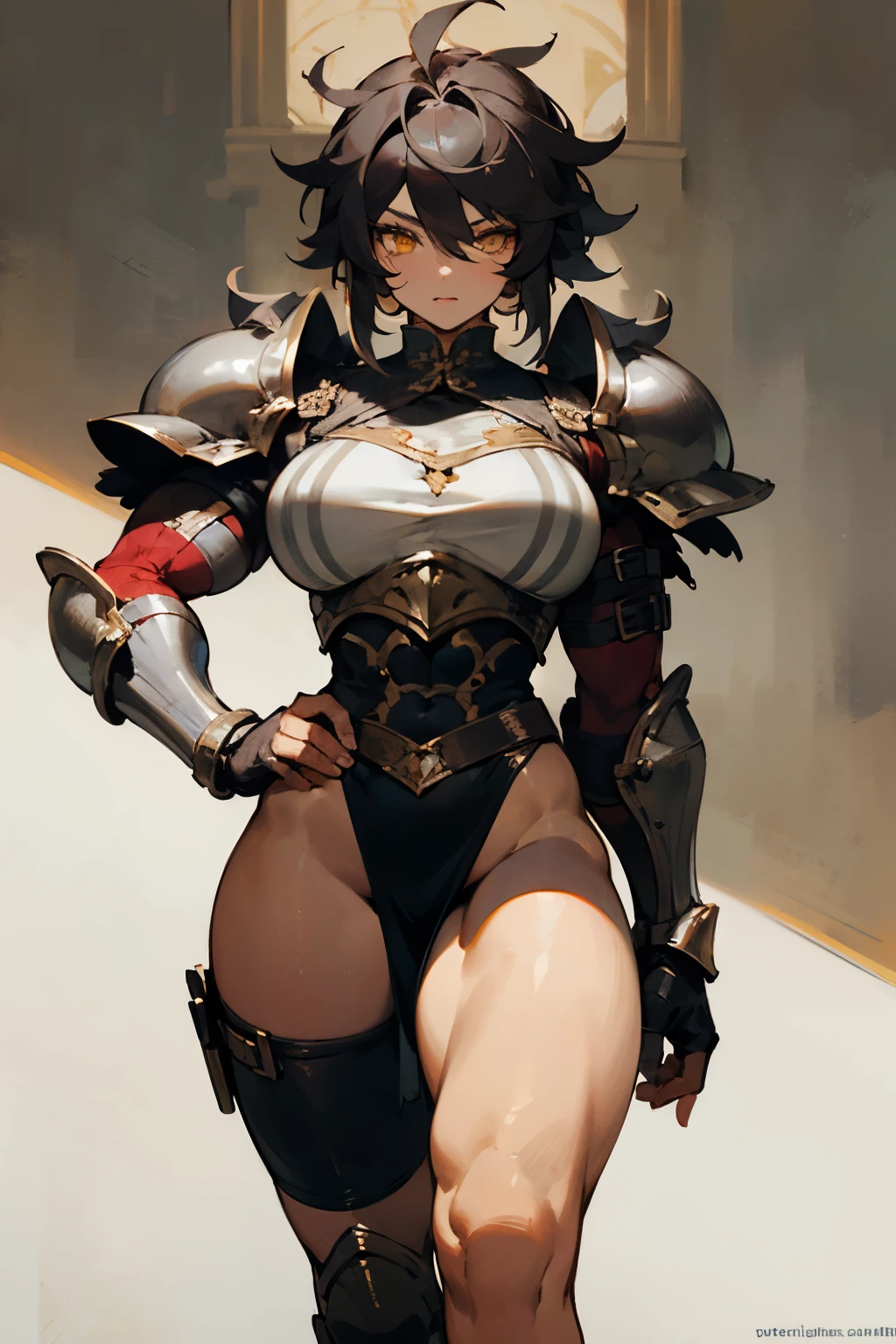 (masterpiece, 4K ,Super detailed:1.2), (anime:1), whole body側面図, jRPG Characters, jRPG Characters art, RPG Characters, Mighty Warrior,Gladiator, tall, Muscular, View Viewer, (Medieval), whole body, (Perfect quality), Pure white background, Lots of white space, whole bodyが写っている, whole body写真