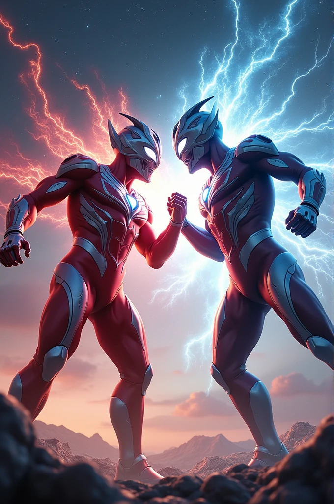 Ultraman dyna taro two hand clap to blast blue fired to army enemy swimming in pool fighting and kicking a huge army on a battlefield, detailed war scene with soldiers, tanks, aircraft, explosions, sea, beach, tilt-shift photography style, 1940s world war 2 setting, hyperdetailed, cinematic, masterpiece, best quality, 8k, hyper realistic, volumetric lighting, dramatic lighting, vibrant colors, highly detailed, intricate details, subtle film grain, seamless composition