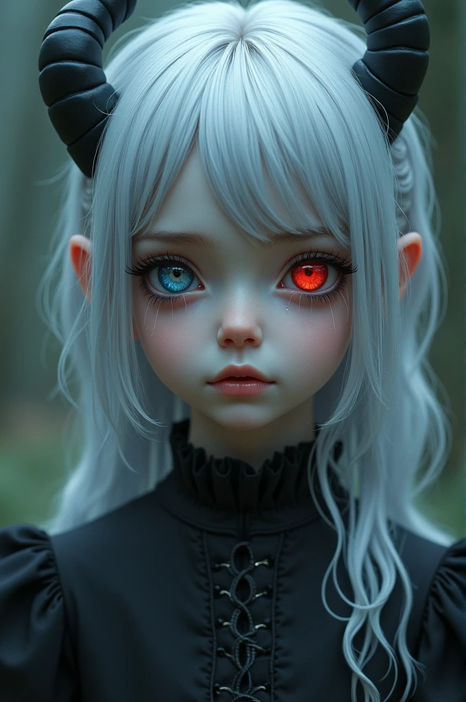 (best quality), (top quality), (8k), (3d), (masterpiece), (dark), (full body), (melancholy), (sadness), (agony), (terror), (horror), (psychedelic), (cyberpunk), (dark), (bright colors), (vibrant colors), (neon), (neon colors), (realistic photo), (real photo), (real doll), (real doll), (realistic doll), ventriloquist's doll, dirty with blood, broken skin, white light blonde hair, white eyes, being controlled in a dark post-apocalyptic world and terrifying. --auto --s2