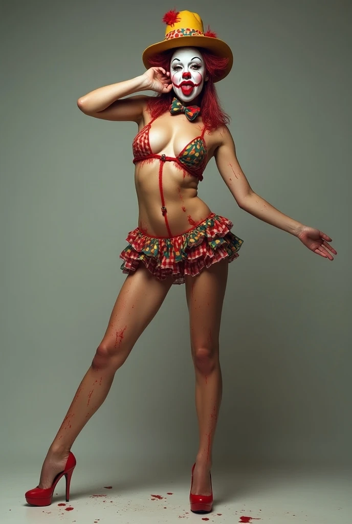 (photo:1.2), (photorealistic:1.4), extreme realism, super detailed, high resolution, very detailed, best quality, 8k, DSLR photo, sexy, alluring, sultry, Korean girl, winged eyeliner, times square, new york city, f/1.4 aperture, 35mm, wearing red lace push-up bra, cleavage, whipped cream, pie fight, pied in the face, pie crust on face, (sitting, legs spread: 1.1)