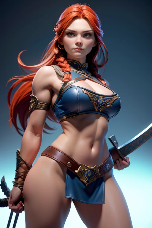 aloy do jogo horizon forbidden west, rosto da hannah hoekstra, NUD BREASTS, illustration detailed, LINGERIE, seios MUITO volumosos, bumbum exuberante