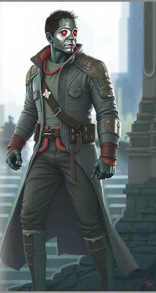 Jovem homen, pele morena, segurando um capacete de caveira, olhos brancos,4k, armadura prata com gola alta de metal