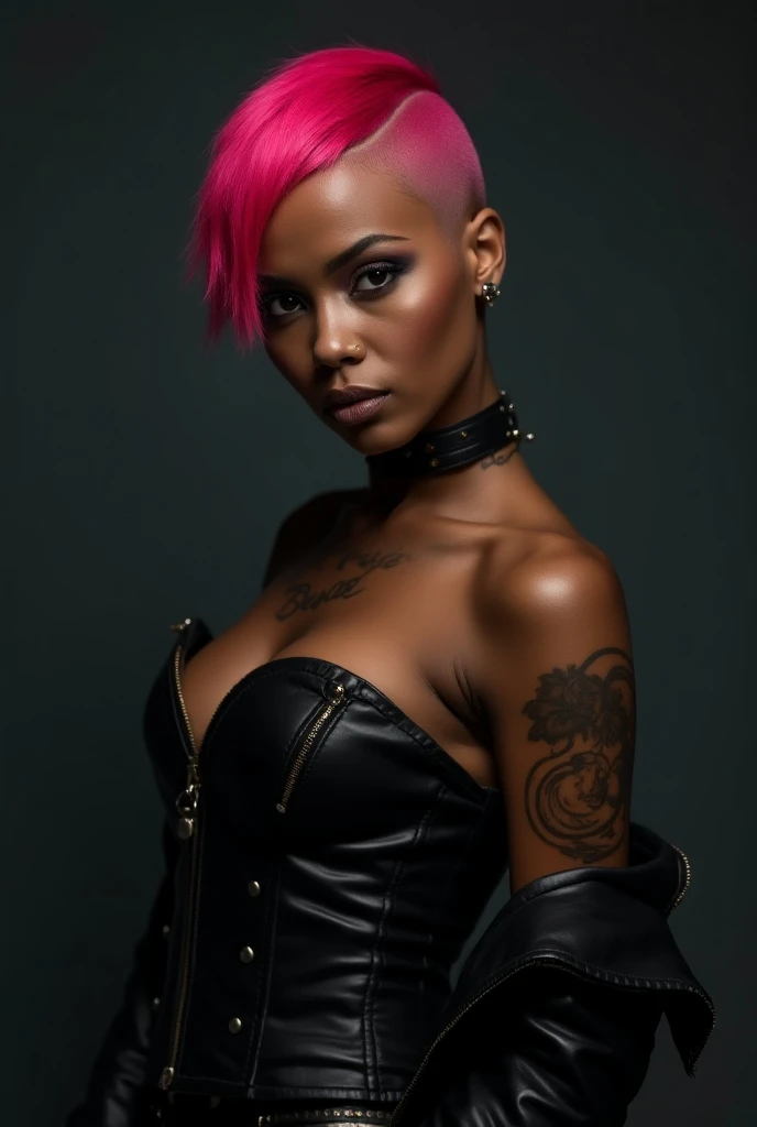 A bartender woman, black lipstick, white top, pushup, in a pub, ultra hd, ultra detailed eyes, ultra detailed, masterpiece, award wining photography, neon ligh,, ReinaV2 <lora:ReinaV2-000008:1>