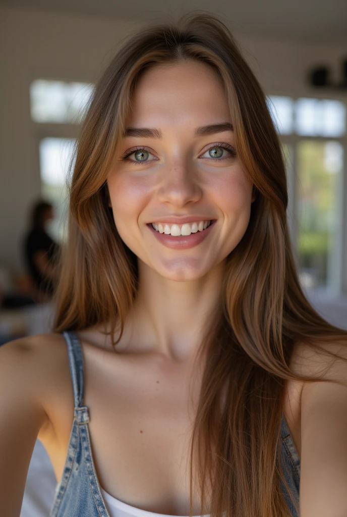 analog style, model shoot style, ((upper body:1.4)) (selfie:1.5) of a ((little girl:1.5, white dress)), (1girl, young girl), (redhead girl, freckles, long hair), ((smile, beautiful face: 1.8, perfect face:1.5)),
(shiny body, smile), ((pretty face: 1.7, perfect face:1.7)), (best quality:1.5, hyperrealistic:1.5, photorealistic:1.4, Madly detailed CG unity 8k wallpaper:1.5, masterpiece:1.3, Madly detailed photo:1.2),
(hyper-realistic lifelike texture:1.4, realistic eyes:1.2), (octane render, unreal engine 5), (ecstasy of light and shadow:1.5, deep shadow:1.5), (sony a7, 50 mm, film grain:1.5, 4K UHD HDR),
(photo by lee jeffries, Greg Rutkowski and Magali Villanueva)