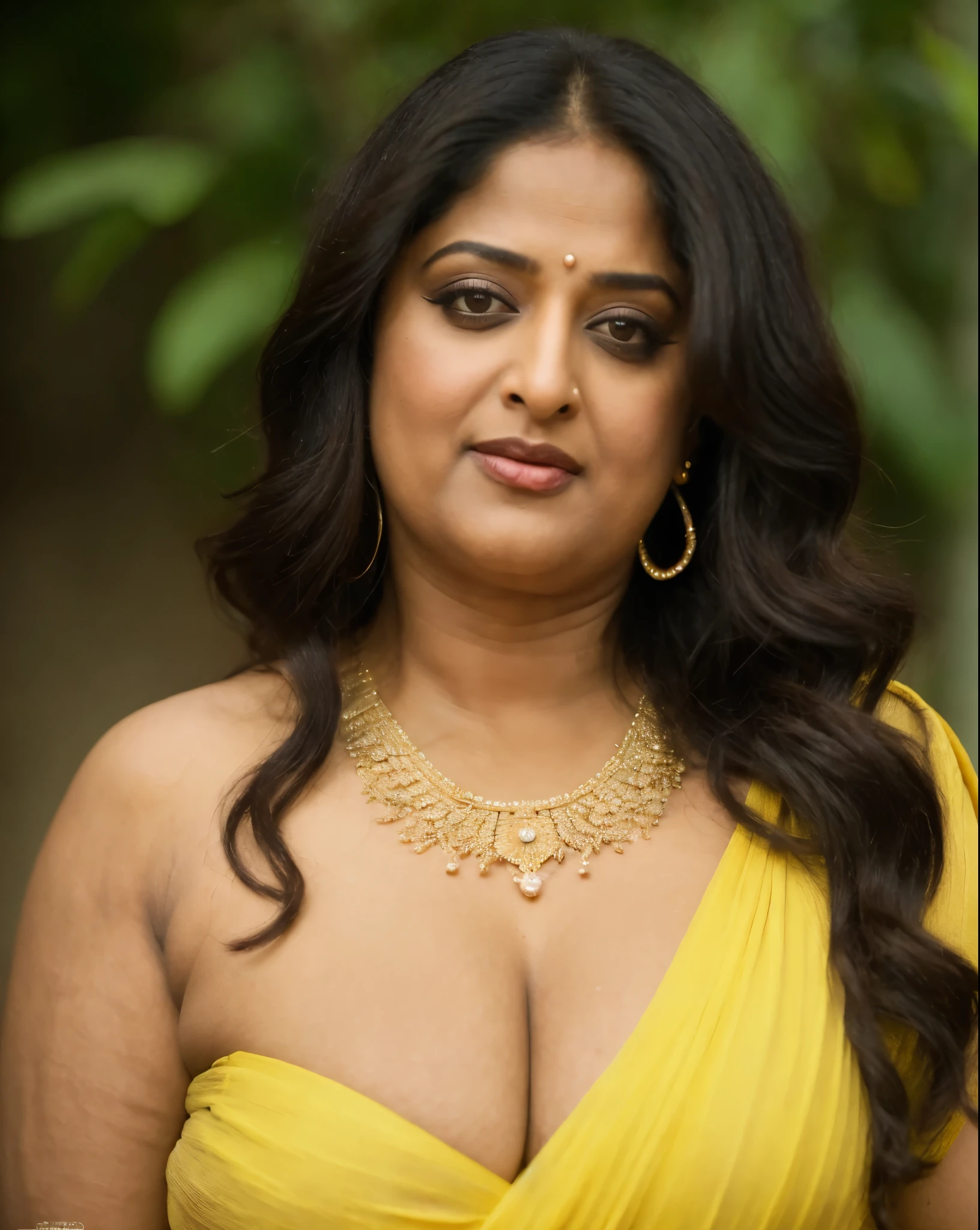 50yo mature MILF Anushka Shetty,((best quality)), ((masterpiece)), ((realistic)), eye kajal, mascara, red lips, sensual Beauty, mommy,  full figured mommy, provoking body, extreme sweat, sweat soaked skin, slight stretch marks, alluring figure,  bulging figure, thick charming lady, curvy, thick navel, full figured woman, eye kajal, massive breast, full body, styled hair, pierced eyes, female face,royal aura, trend on artstation , sharp focus, studio photo, intricate detail, very detailed, detailed eye, illustration, very detailed, sharp focus, digital render, professional, 4k