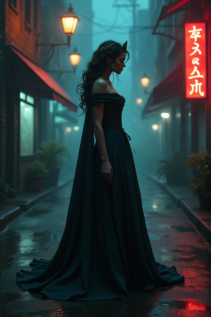 (masterpiece, Best Quality, High resolution, 32K HDR),year of dragon,chinese Mafia girl, man harem,strong woman,black long hair,