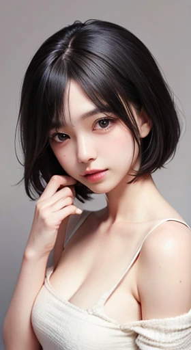 (Browsing Caution:1,4),Mix 4, (8k, RAWphotograph, Highest quality, Tabletop: 1.45), (Realistic, Realistic: 1.37),illumination, night, プロのillumination, photographn mapping, Radio City, Physically Based Rendering, Gradient Brunette, 高品質のphotograph, High resolution, 1080P, (Detailed facial depiction), (Detailed description of the hand), (Delicate CG), Extreme light and shadow, Rich details, (Detailed facial features), (Highest quality), Look in front of you, Highly detailed face, Highly detailed lips,  超High resolution, (Faithfulness: 1.4), photograph, 1 girl, [(sad)],  , Thin limbs, movie, Cool pose, I Cup, Highest qualityな完璧なボディ, photographのような, (1 girl: 1.3), Perfect balance, (Huge, Perfect breasts, Areola),(Realistic, Photorealistic:1.37),One Girl, Cowboy Shot,Professional Lighting, Photon Mapping, Radio City, RAWphotograph、(Photorealistic:1.4)、Octane Rendering、Complex 3D rendering with ultra-detail, Studio Soft Light, Rim Light, Vivid details, Super Detail, Realistic skin texture, Detailed aspect, Beautiful details in the eyes, Highly detailed CG Unity 16k wallpaper, compensate, (Detailed Background:1.2),Highest quality, 超A high resolution, Tabletop, One Girl, One girl,alone, Upper Body,View Viewer, White Background, Bobcut, short hair, Multicolored Hair, compensate , Lips parted, Black Lips, eyeliner, Gothic, Goth Girl,((全身全naked)),(((nsfw))),((naked)),((Pixie Cut:1.2)),((Black hair color:1.2))