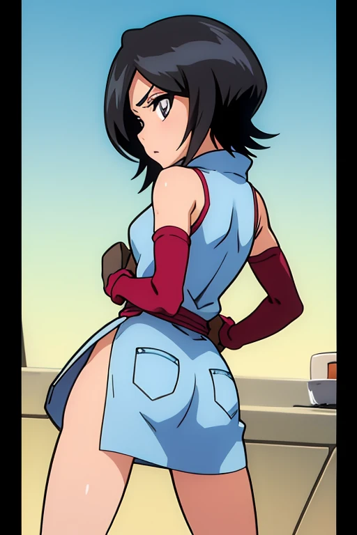 score_9, score_8_up, score_7_up, source_anime, yaoyorozumomo, yaoyorozu momo, long hair, bangs, black hair, ponytail, black eyes, high ponytail, wide ponytail, navel, cleavage, bare shoulders, belt, leotard, bare arms, center opening, red leotard, beltskirt, outdoors, cityscape, looking at viewer, upper body, huge breasts,S2Z0n1c21.5XL style, solo, girl, 1girl, solo, ass, anus, looking back, multicolored hair, white background, spread anus, looking at viewer, simple background, white hair, pussy, spread ass, stick out ass, black tights, grab ass, Spread ass, grab ass with hands, Get blush, (((Pink heart shaped eyes))), used condom hold in mouth,