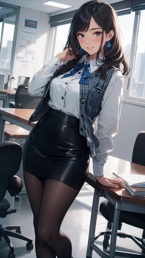 deep black hair, bob haicut, in 8K,top-quality,Real Image,intricate detailes,超A high resolution,Depth Field,masuter piece,natural soft light,profetional lighting,1 girl in,(cute little:1.2),an extremely beautiful 18-year-old girl,A detailed eye,(bangss),flawless skin,shinny skin,fair white skin,Fine skin,((perfect anatomia,nice hand,perfect hand,Five fingers connected to the palm of the hand,accurate hands without incongruity)),Perfect raw legs,delicate legs,perfectly proportions,A sexy,Chest visible,((Japan uniform)),((School Uniforms mini Skirt)),(neck tie),Black socks,Chano Leather Shoes,The crotch is visible, (massive breasts: 1.3), (view from behind: 1.4), (view from below: 1.3), (do not look at the camera: 1.5), (huge ass)