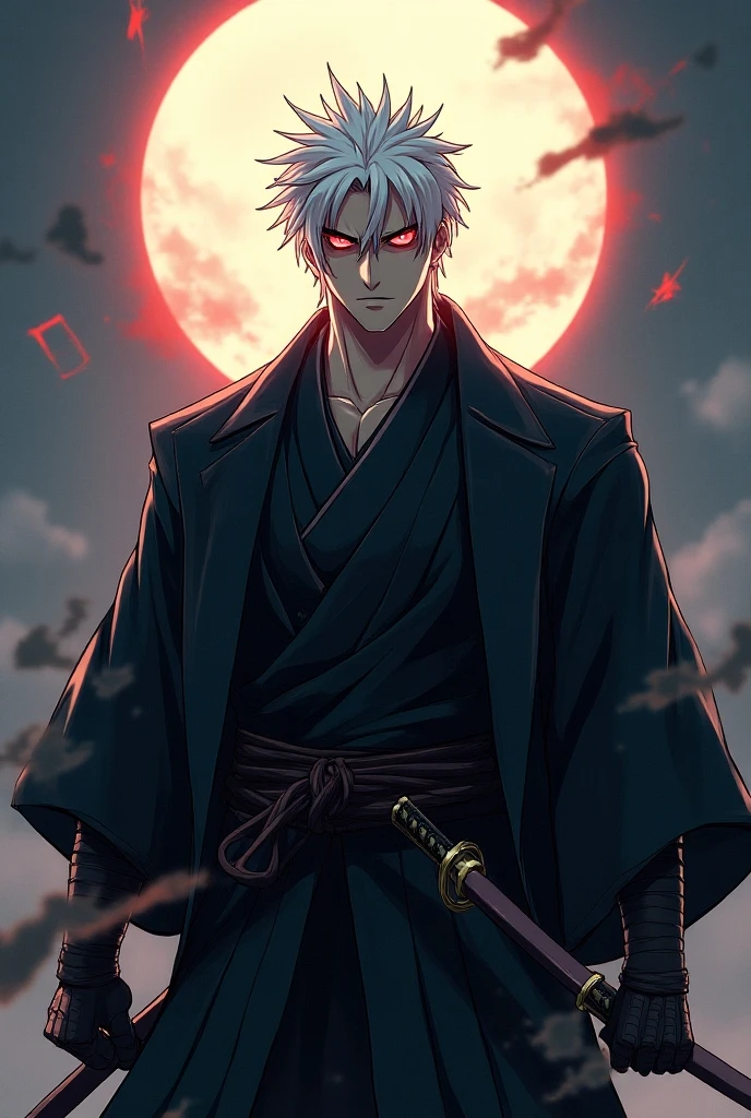 (masterpiece, best quality:1.2),1boy,solo, Ichigo kurosaki,holding a black katana,badass pose,bleach, powerful aura,red aura,8k,64k, HD, unparalleled masterpiece, dynamic lighting, cinematic, epic, highest quality digital art, Stunning art, wallpaper 4k, official art for bleach,art by Tite Kubo, absolutely stunning art