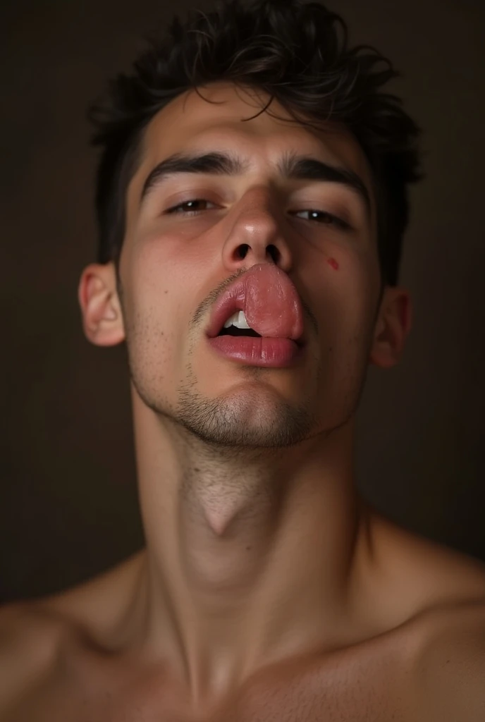 Man giving blowjob