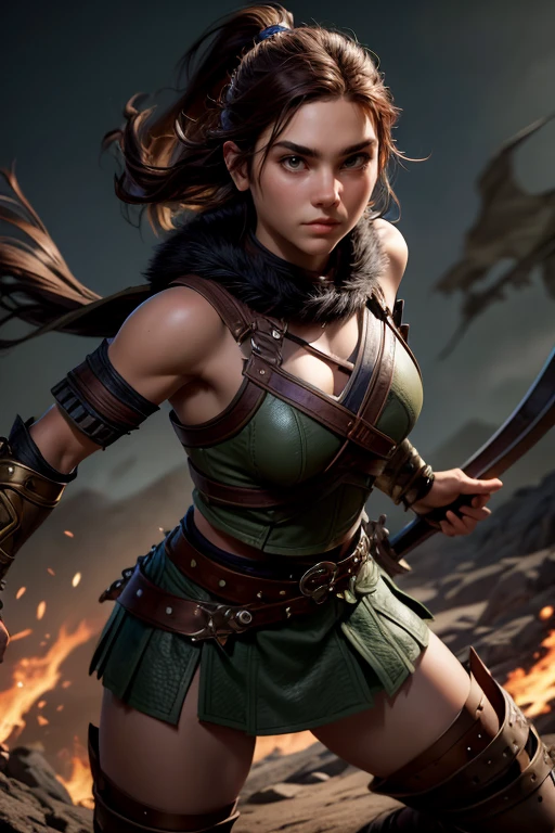 Half orc girl, DND