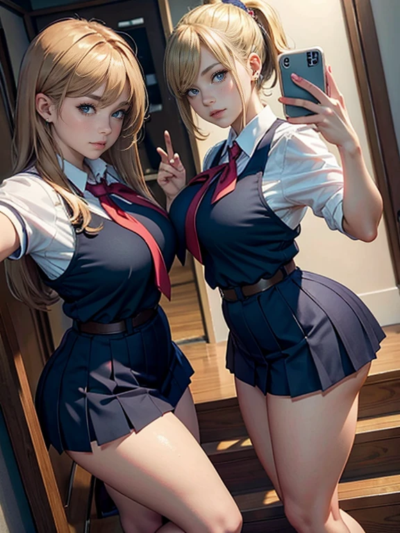(Assfocus, Through wall, Glory wall pose:1.2), SchoolGirls wearing uniforms with white Thongs, Red ribbon, Glistening ivory skin, name plate, no legwear . Different types of hair colors, (((NOGIZAKA face variations)))  Extremely Detailed very KAWAII face variations, perfect anatomy, Childish, captivating gaze, elaborate detailed Eyes with (sparkling highlights:1.2), long eyelashes、Glossy RED Lips with beautiful details, Coquettish tongue, Rosy cheeks . { (Dynamic joyful expressions) | :d) }, Random eye color, (large eyes:-1), (Acutance:0.85) . Assfocus