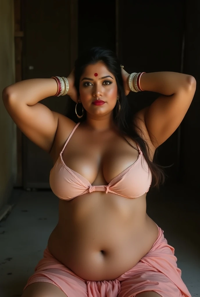 NSFW, HDR 8K , single Indian mom in a paddy field carring paddy bundle, (Tall gigantic body of height 7ft ),pretty women , beautiful face ,  face expression  , women dressed in black saree, tan skinned mom , (( tall mom has voluptuous body, deep belly , curvy folded waist ,  face , cleavage facing visitor: 1.2 , )) , ((carring paddy bundle over the head)) , seduce , glomoures figure mom , full body . Transparent navel in saree ,clear wide eyes