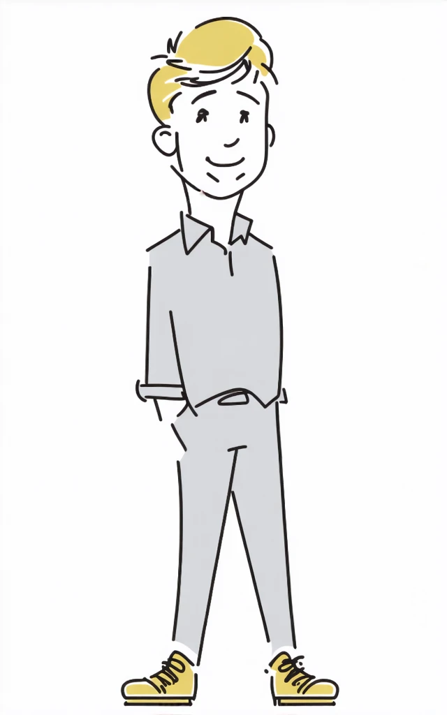 pixar-style, Cartoon avatar, young, Handsome