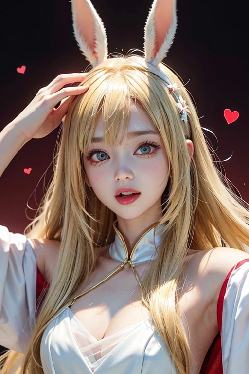 (8K, RAW Photos, of the highest quality, Masterpieces: 1.2), (Realistic, Photorealistic: 1.37),, beautiful (((Japanese cute idle))), ((best quality)), professional lighting, highres, 35 mm lens, f 1/1.4, 18 years old, blonde streaked braid hair, round face, short neck, supergirl, (looking at viewer), (detailed face:1.2), (full body:1.3), (red sparkly plunk lips:1.1), realistic painting, intricate, (realistic eye:0.9), (realistic painting:0.9), beautiful shine blue eyes, (flat chest:0.8), ((small breasts)), smile, embarrassed, strong morning direct light, clean nasal bridge, frozen, soft tits, (sparkly red bikini with loose front opening:1.1), (bound and crucified with mass of chains made of crystal:1.3), armpit, golden bracelets, (many small fine ice crystals:1.1), ribs are faintly visible, bathing, in pool, (shiny skin:1.2), (shiny silky white blonde:1.2), , dark purple eyeshadow, The mouth is visible, Red glowing lipstick, bilaterally symmetrical, open eyes, shoulder armor,
BREAK,
Highest Quality, Ultra High Resolution, light leaks, Dynamic lighting, Slim and smooth skin, (extreme close-up shot:1.3), bright expression, pink, kawaii, cute, young and shiny white shiny skin, Best Looks, Gold reflects light, Platinum blonde hair, Shine brightly, Shiny light hair, (medium hair:1.2), hair tied around her shoulders, silky straight hair, Beautiful bangs that shine, Big blue eyes sparkling, shiny red lips, Like crystal clear, mesmerising, Very nice and lovely 18 year old girl, Lush bust, underboob, Hair is through strong light, (extremely super Erotic:1.25), (Bare chest:1.2), (Small breasts:1.2), Under the breasts, narrow waist, narrow shoulders, gazing at viewer, shiny red bikini, (shiny red knee-high boots:1.4), well-formed, Big smile, very oily skin, hand is thumb and four fingers, outdoors, long eyelashes, round face, (licking shot from below:1.3)