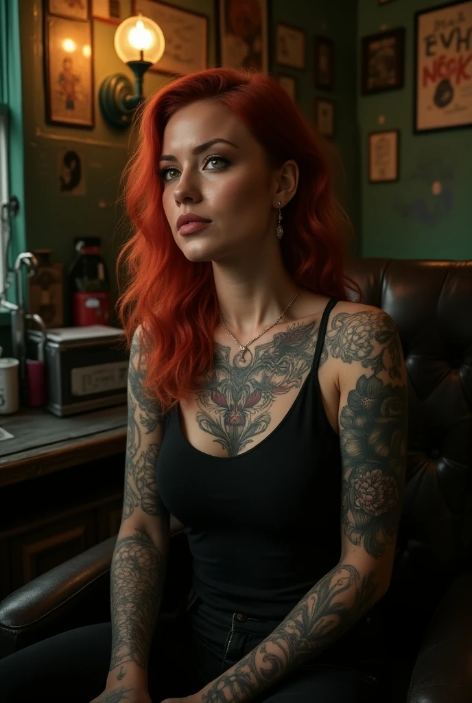 O Poder do Sex Appeal, tropical tattooed evil redhead