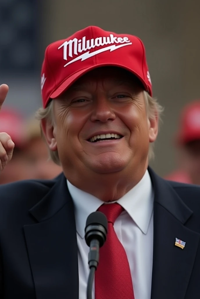 delicate,masterpiece, finely detailed, dramatic light, intricate details, extremely realistic, 1 male, photograpy,perfect face, <lora:D.Trump_v1:1>,american flag, speech,