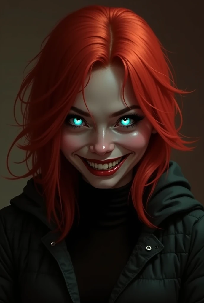 side-by-side photo, ginger witch (creepy-grin:0.9) at night walking sexy cleavage massive sagging breasts flash photography, capital in background onoff Kubrick-stare blue-eyes toothy-grin disheveled hair uhd high res  high saturation