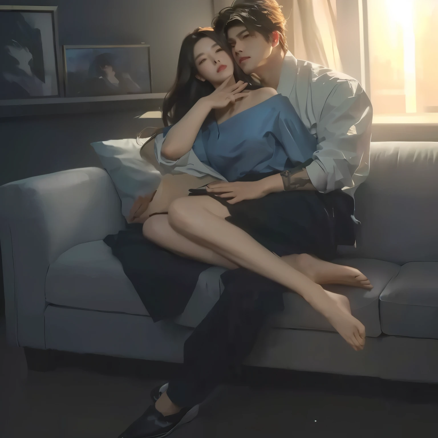 european youth girl , russian youth girl , (1 girl:2.0), hand on the crotch, grabbing crotch, panties,grabbing breasts, huge breasts,Groaning in pain, feeling pain, with a look of anguish, eyes closed, mouth open, screaming, screaming, blushing, sweating profusely,angry, barefoot, bare legs, High resolution, super detailed, realistic, 1 male,1 female,muscular female, young, hugging male teacher thighs, 1 male teacher, adult, mature, tall muscular female, wide shoulders, handsome, well-proportioned, extremely short hair, black hair, angular chin, thick neck, thick eyebrows, muscles, pectorals, abs, biceps, in the classroom, sitting on the desk, classroom student, full body, legs apart, dark blond hair, short hair, bare thighs, bare shoulders,