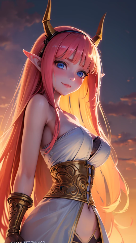 Beautiful female succubus head, Disfraz de reno, en globo de nieve, sonrisa suave, Lindo retrato de cuerpo entero, figura esbelta de pie, Personaje de dibujos animados, medieval, Renderizado 3D, symatic lighting, Trazado de rayos. Rojo crujiente, luz radiante, navidad misteriosa, (la mejor calidad, 8k, high resolusion, tmasterpiece:1.2), caprichoso, (cielo lleno de estrellas, la estrella del norte brilla).
