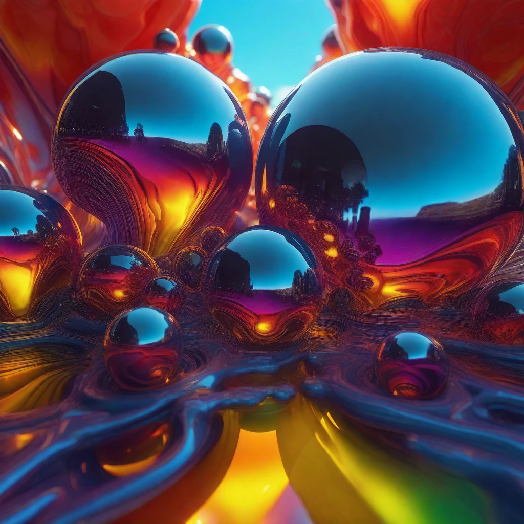 Brilliant images of pure light emerging from vibrant colors in a psychedelic dream, shimmering glass morphing out of colors, tripped out detailed patterns in all colors, perfectly formed symmetrical spheres and glowing reflective bubbles, attention to detail on the bubbles and spheres, rainbows of color twisted in and out of translucent orbs, background is spilled paint and spirals of swirling colour, beautiful psychedelic digital art, pixel art, neon colors, 4d mandelbulb psychedelics, glass like psychedelic landscape, intricate rainbow environment, psychedelic underwater brightness, LSD,DMT, Psilocybin, Mescaline, trails of color and light, bright fluorescent colors, psychedelic trip, fluorescent psychedelic aesthetic, psychedelic vibrant colors, bright psychedelic neon colors, colorful paint drips out of the bubbles, 3d glass spheres melt into each other spilling out colours, visually disorienting, hallucination inducing, optical illusions a must, startling, stunning images, awe inspiringly, best quality wallpaper, Pixel Assets, Portrait photography, surrealism, Photorealistic, Hyperdetailed, Glass Morphism, Digital Art, Sparkle, Optical Illusion, Glowing Light, Reflection Light, Overexposure, God rays Backlighting, Depth Of Field, Rotational Symmetry, UHD, High Details, High Quality, Super Detailed, Best Quality, Award Winning, Masterpiece