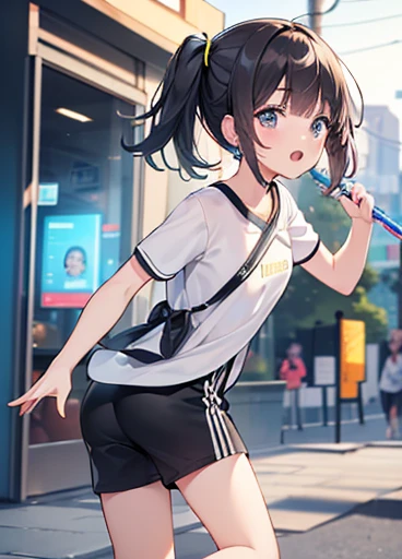 ((4K,8k,Best Quality,Perfect means:1.3,Perfect Anato m y:1.3, background blur)),I&#39; m  .wo m an,(((Alone))),Have,((( shiny bike shorts :1.0))), sleeveless top above the nipples, sneakers ,(((Four fingers and thu m b:1.3))),(((Perfect hu m an hand:1.3))),,S m iling Kindly,(((sweat:1.3))),  glowing skin  , perfect clear skin ,Super Oily,( ass focus、Fro m  behind:1.3),S m all drops of water are falling on the floor,[[[Detailed description of the vagina:1.3]]],Show  m e the vagina,indoor,((School Aisle :1.3)),Cine m a Lighting,((  detailed background  )),ca m eltoe,nsfw,crystal clear ass ,Grab your ass, spread ass 