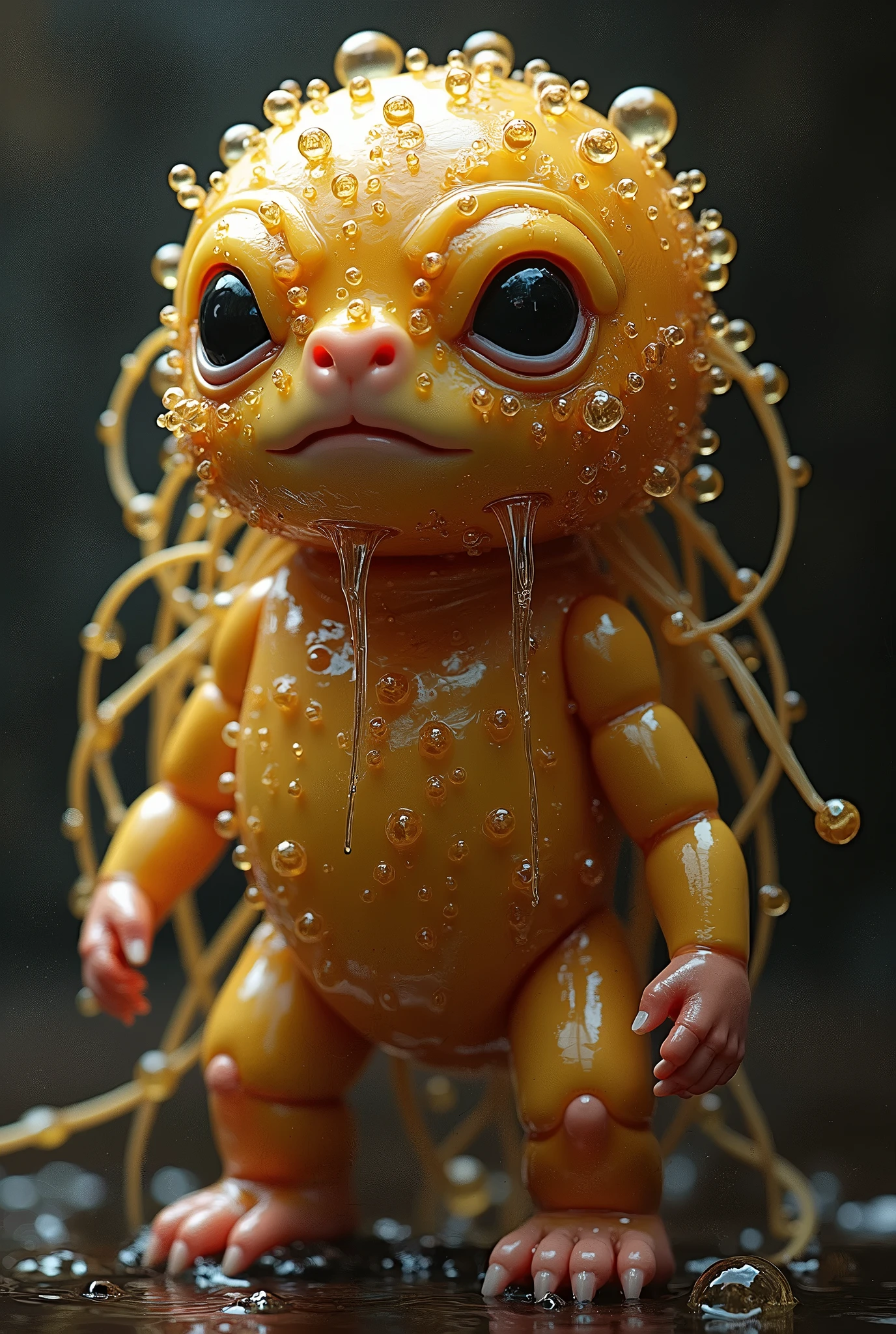 Licked, licked, on a tongue. Walls made of tongues. , internal intestinal villi ,Narrow interior of flesh interspersed with veins and veins. Inside a stomach (walls of fleshy pieces interspersed with veins) young tribal goblin bare chest tribal dress "(masterpiece, best quality, ultra-detailed), realistic depiction of a tribal girl trapped in a cave of flesh and slime, walls of flesh, guts, to be."