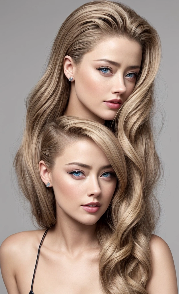 Representing black and white movies, ((1920s beauty)), caucasian, long blond hair, (((A wealthy woman's 1920s suit))), headshot, upright posture, slightly exposed bust,, Oil Portrait Coloring, Black wallpaper