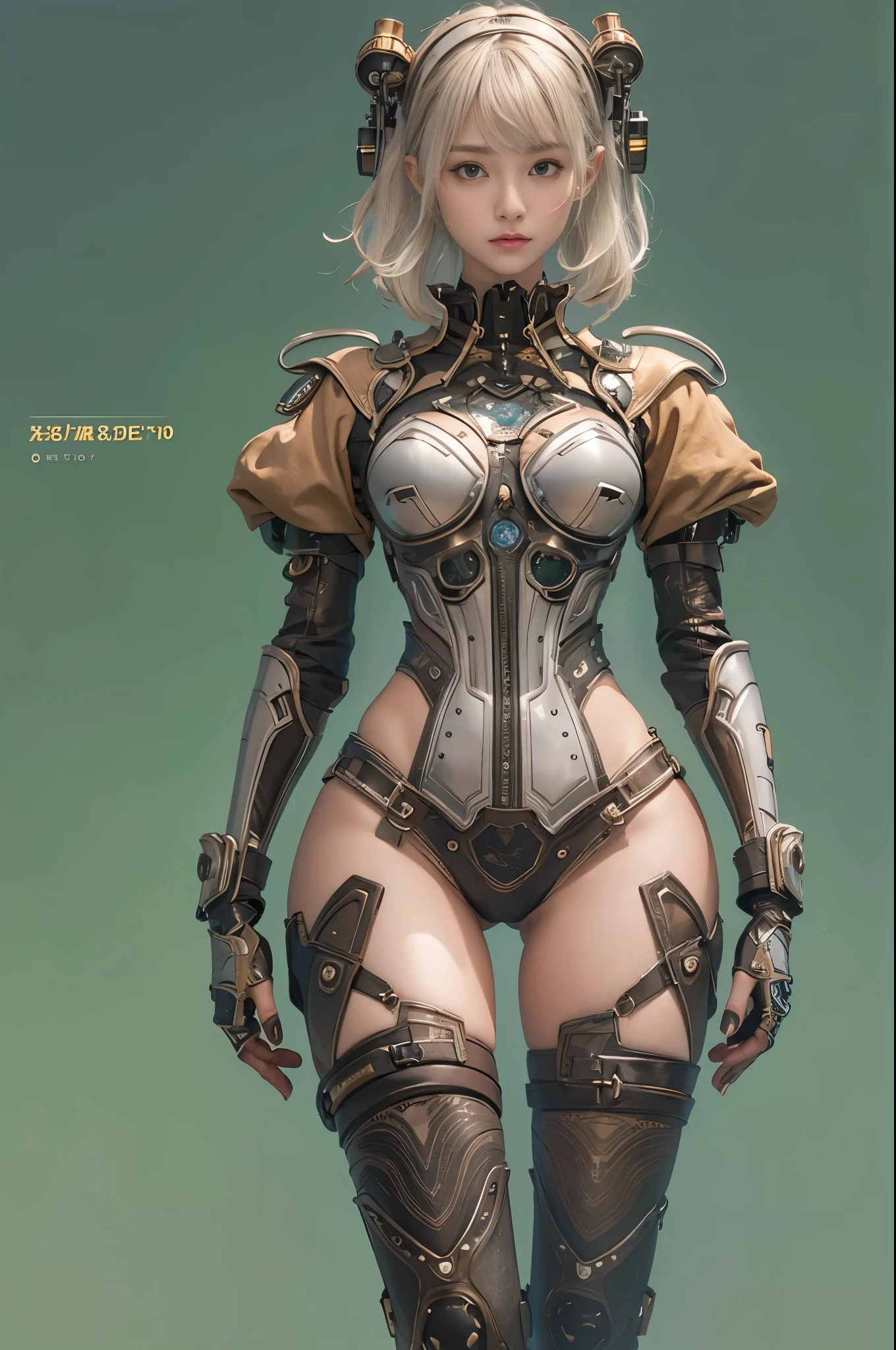 NSFW,((top-quality、8K、tmasterpiece:1.3)),(Shoot from the thigh upwards:1.27),Girl with delicate face,navel,The highest image quality,ultraclear,The facial features are delicate and clear,machine arm,exquisitedetails,(Camel Tou)、Mechanical pattern,cyber punk perssonage、Cyber City、the number、thrones、(Reveal clothing:1.5)