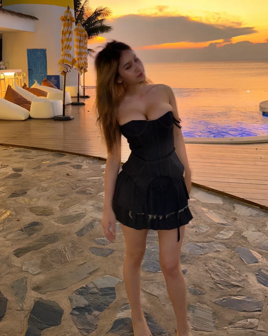 ((realistic)),(realistic skin details),((realistic shadow)),((realistic skin texture)),(asian Chinese beautiful face),((Chinese sexy face)),((Chinese very sexy model)),((masterpiece)), (detailed), perfect face,(big boob),(very exotic sling thong),((big booty)),((very sexy pose)),((very sexy outfit)),((wearing very exotic outfit)),((full body)),exotic pose,(thin),((very sexy legs)),((beautiful legs)),(slim),skinny,((very sexy high heels)),((seduce)),((very long long hair )),((very hot young teen)),((color full tight double high slit sexy thong)),(show sling g-string),(random color long hair),((nipple slip)),((boob flash)),((tits slip)),(teasing pose),(horny smile),(wearing sexy bracelets),((very sexy emotional face)),((boob slip)),((full models picture)),(wearing exotic high cut thong),((shiny black and blue exotic high cut thong)),((very long long hair)),(looking at viewer),((wearing luxury necklace)),((sexy belly)),(looking at viewer),((blonde hair)),(side ponytail haircut),((carry luxury handbag)),((long sexy haircut)),((elegant sexy pose)),((best quality picture)),((stand pose)),(Beach background),(sunset background),((midnight background),((dance at pool side party)),((sidewalk sexy pose)),(smokie eyes makeup),(red lips)