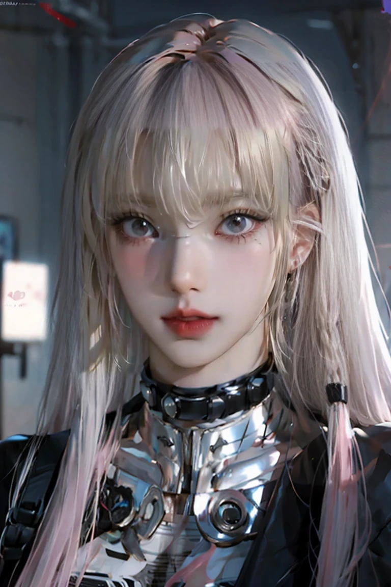 (((pink Hair))),(((White Hair))),Realistic beautiful girl with black eyes, Pale skin, Medium size black hair, Perfect Face, Perfect Eyes, Put on your coat, Very detailed, General Movies, DIGITAL PAINTING, 8k, Cinematic Lighting, Best Quality, High resolution, Well done!, post-processing, Perfect results, Surreal,(((Revealing clothing))),Big Breasts,Erect nipples, nsfw, ((Pretty well defined abs))