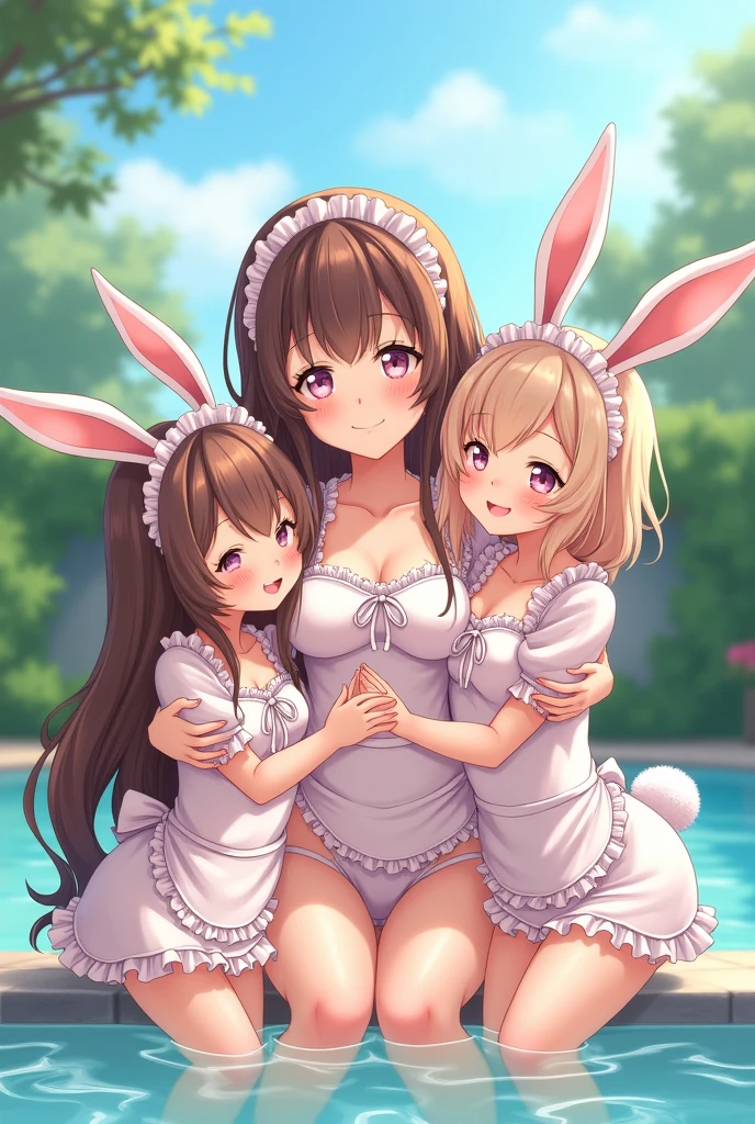 ((NSFW:1.3)),(Textured skin, Anatomically correct, Super Detail, high details, High quality, hight resolution, Best Quality, 1080p,4K),(One-person viewpoint, looking at viewer:1.2),

(Multiple girls in brothel),(women's brothel:1.3)
((Multiple girls, 10+girl with, Group photo of the girls, Group photo of the girls:1.5))
(Girls of different ages:1.5),(9-28 years old:1.5),(line up standing:1.5),(Breasts of various sizes:1.5),(women with various hairstyles:1.5), all naked, nude,(sweat, wet, wet all over:1.5)
(inviting you to have sex),

nsfw,(Provocative smile, seductive smile, naughty expression, Seductive expression),(embarrassed,blush:1.3)

(bunny girl:1.3)

