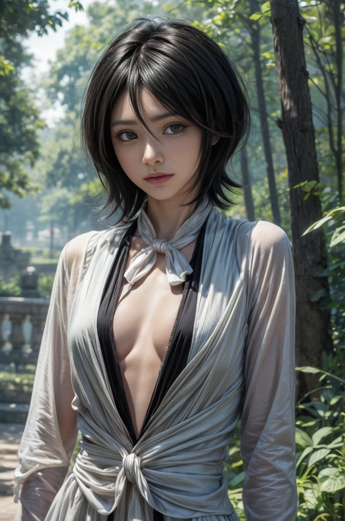 topless, small breast, gloves, black laced thong, sexy pose, desert scarf, model pose, desert oasis, extremely detailed eyes, extremely detailed face, best quality, extremely detailed, one person, one girl, ultra-detailed, (realistic, photo-realistic:1.3)